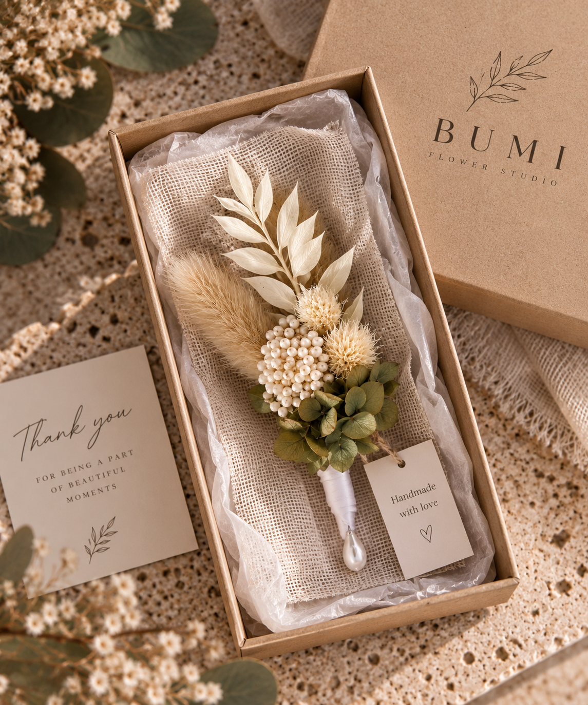 The Meadow Botanical Buttonhole