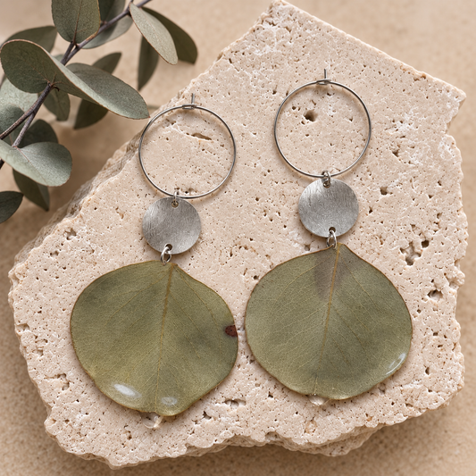 The Gum Leaf Earrings